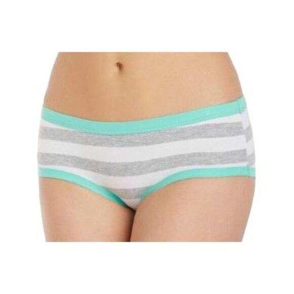 Saint Eve Hipster 516422 Aqua Grey White Stripe Size Medium - Picture 7 of 8